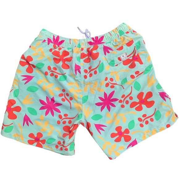 Peter Millar Swim Trunks 33 Colorful Flowers Botanical Resort Cruise Beach - Picture 2 of 8